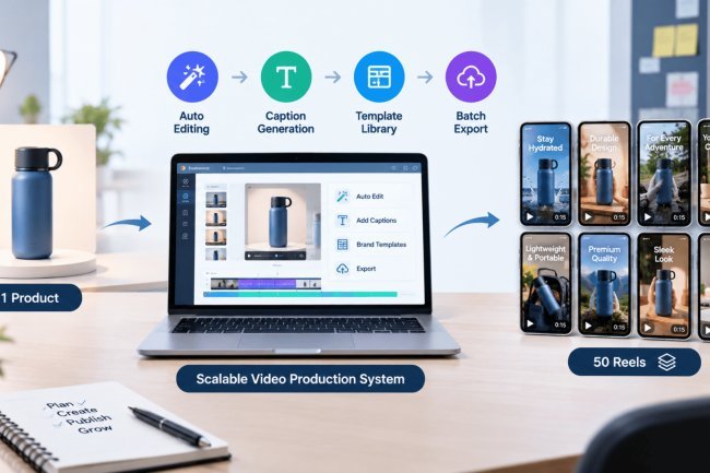 From One Product to 50 Reels: A Scalable Video Production System