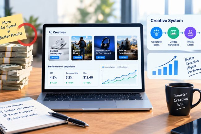 Why Performance Ads Need Creative Systems, Not More Ad Spend