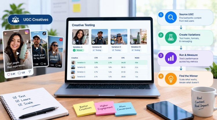 The UGC Creative Testing Framework for Paid Social Campaigns