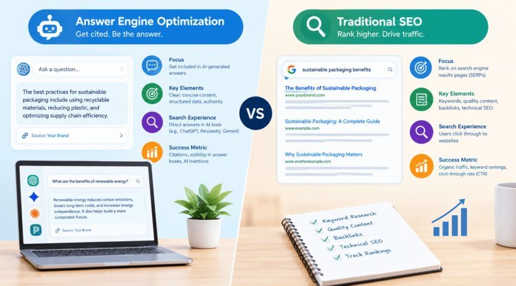 Answer Engine Optimization vs Traditional SEO: A Practical Guide