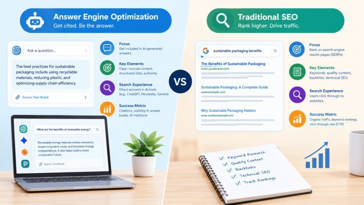 Answer Engine Optimization vs Traditional SEO: A Practical Guide