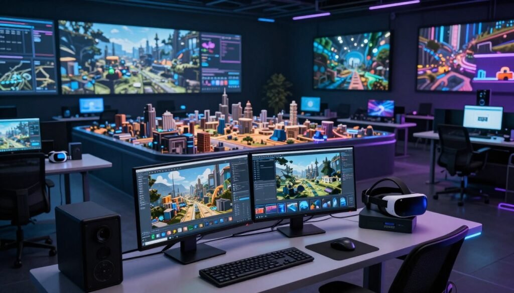 3D modeling software tools for massive environments