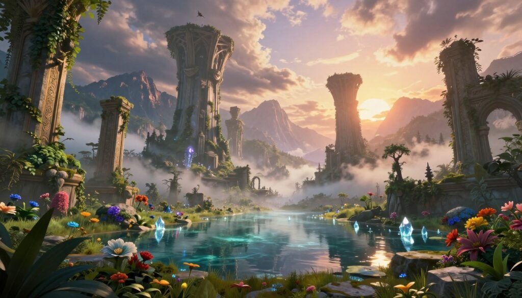 Digital Matte Painting creating immersive environments