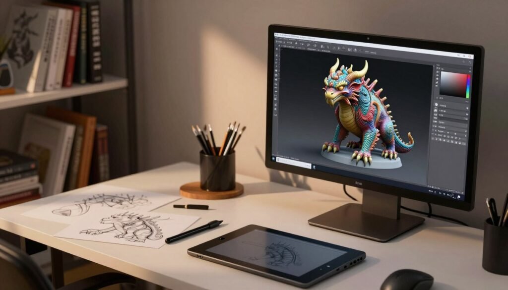 ZBrush in Digital Sculpting