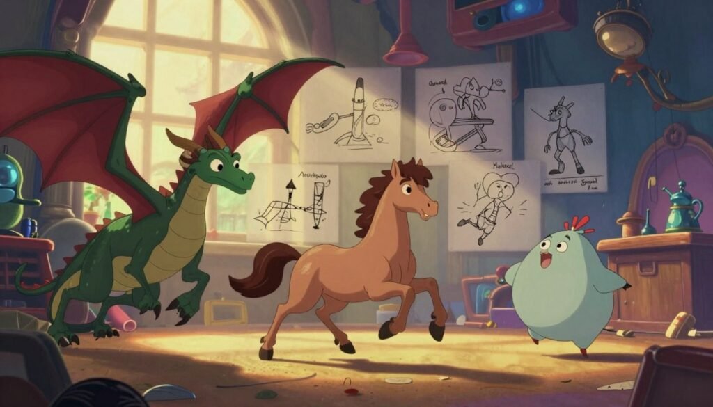 animation principles and creature movement