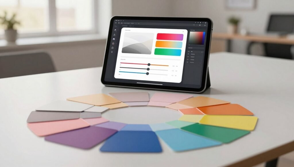 color tokens in digital design