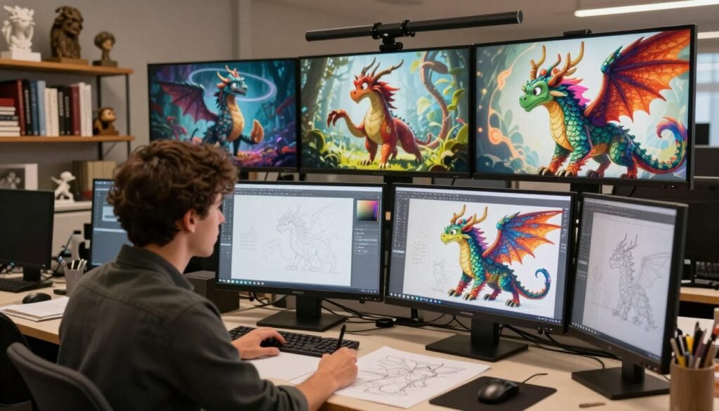 definition of creature animation