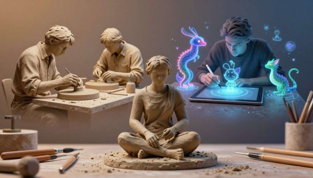 history of 3D sculpting