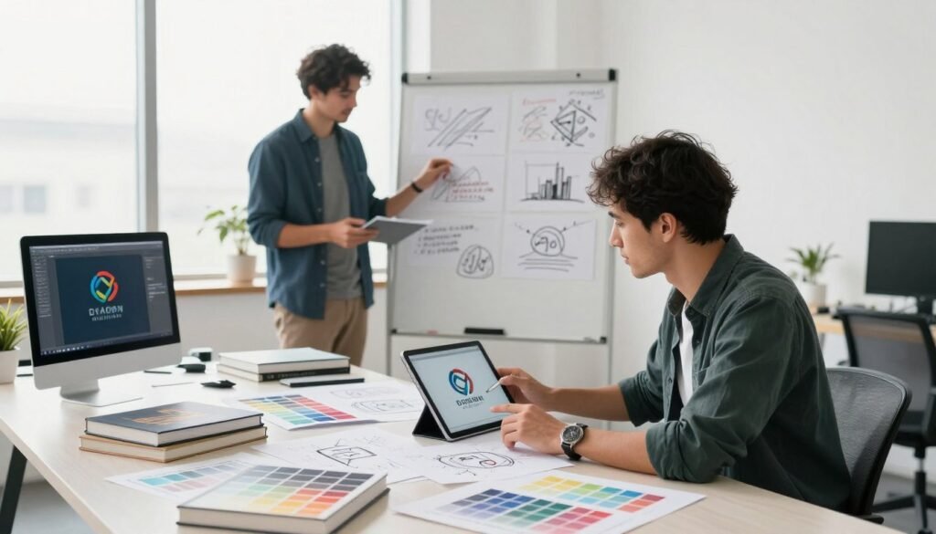 logo redesign process