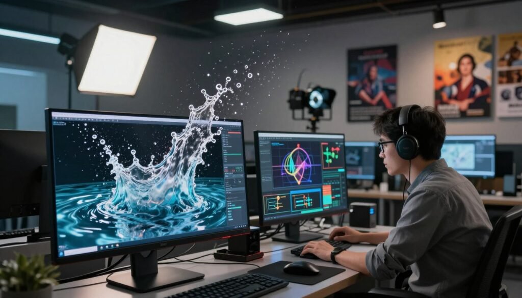 physics simulation in VFX