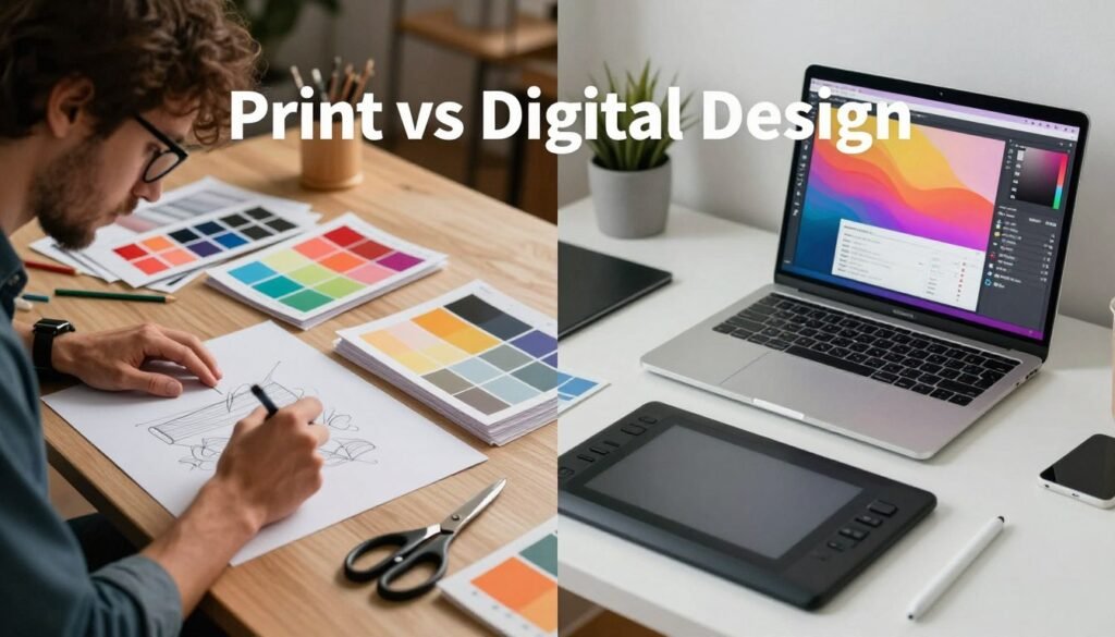 Print vs Digital Design