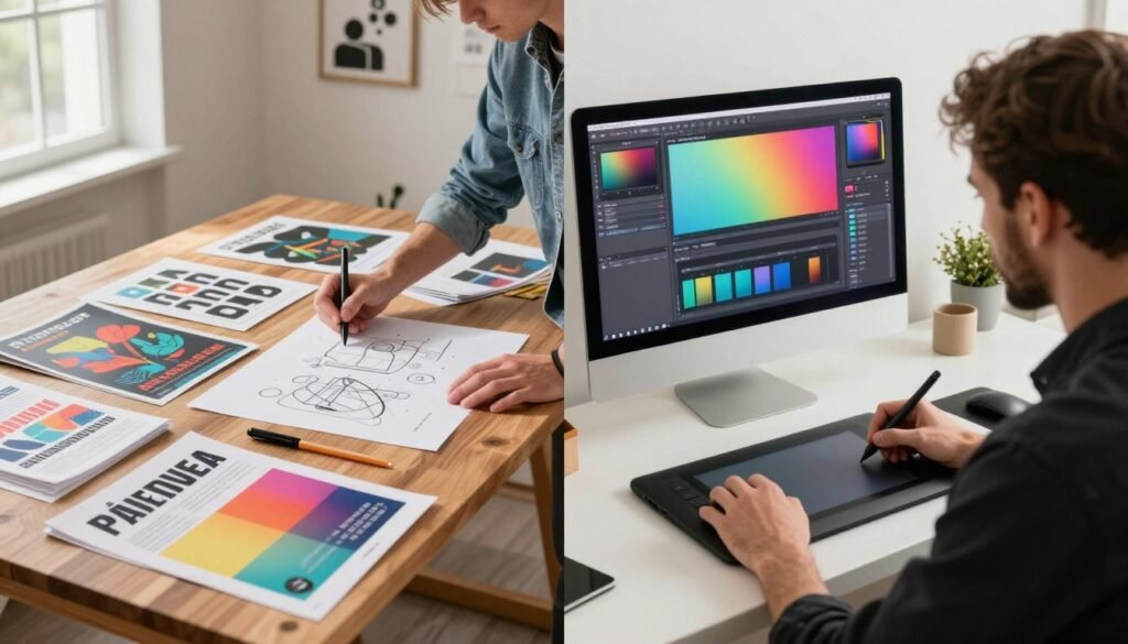 Print vs Digital Design