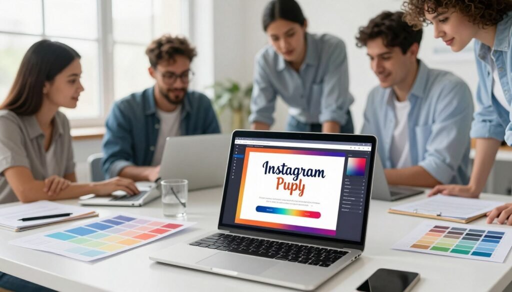 visual design for Instagram ads